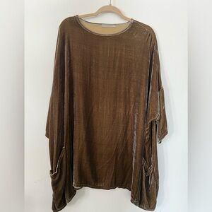 Velvet tunic